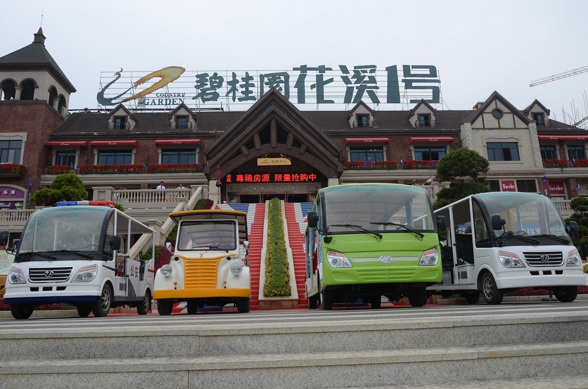 忠辉观光车花溪碧桂园客户案例图片